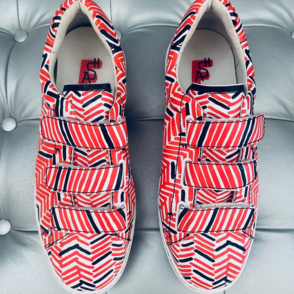 Ash + Filip Pagowski: Pharell Tweed Velcro Sneakers w/ Container Store Shoebox